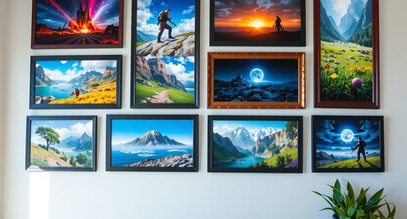 Gallery of fan-created game artwork