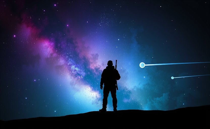 Teaser art for Project Nexus, an upcoming sci-fi adventure